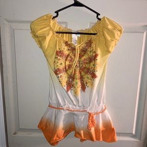 Fresh brewed Boho Style Top. Size M